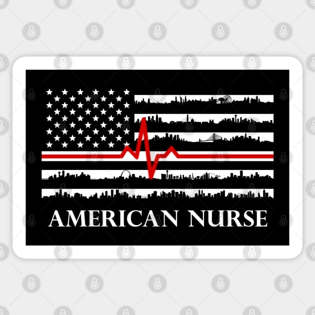 American Nurse - Support for Nurses and Medical Providers Sticker by SeaStories